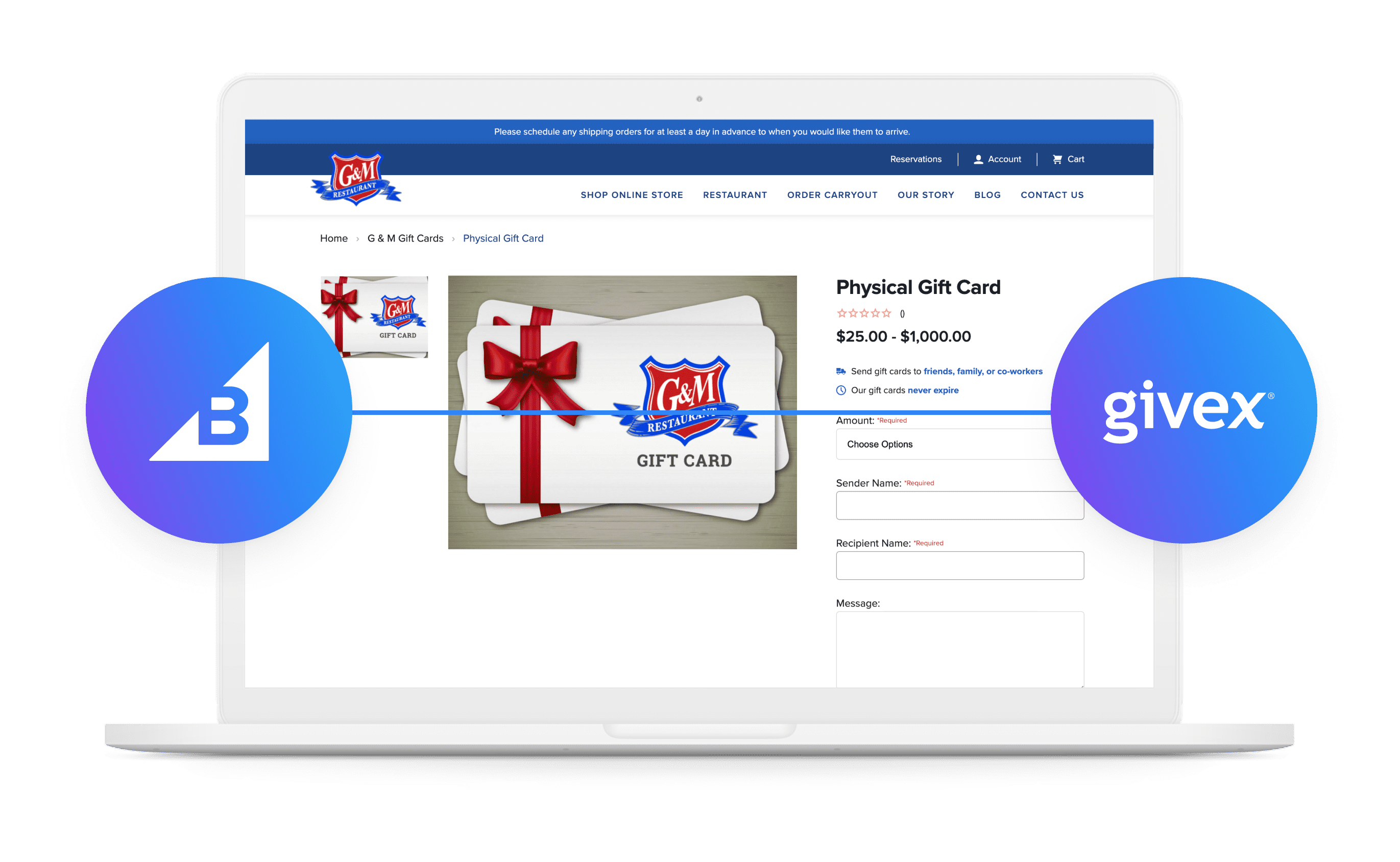 BigCommerce Givex Integration